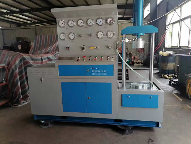 立式阀门试验台发货前检查